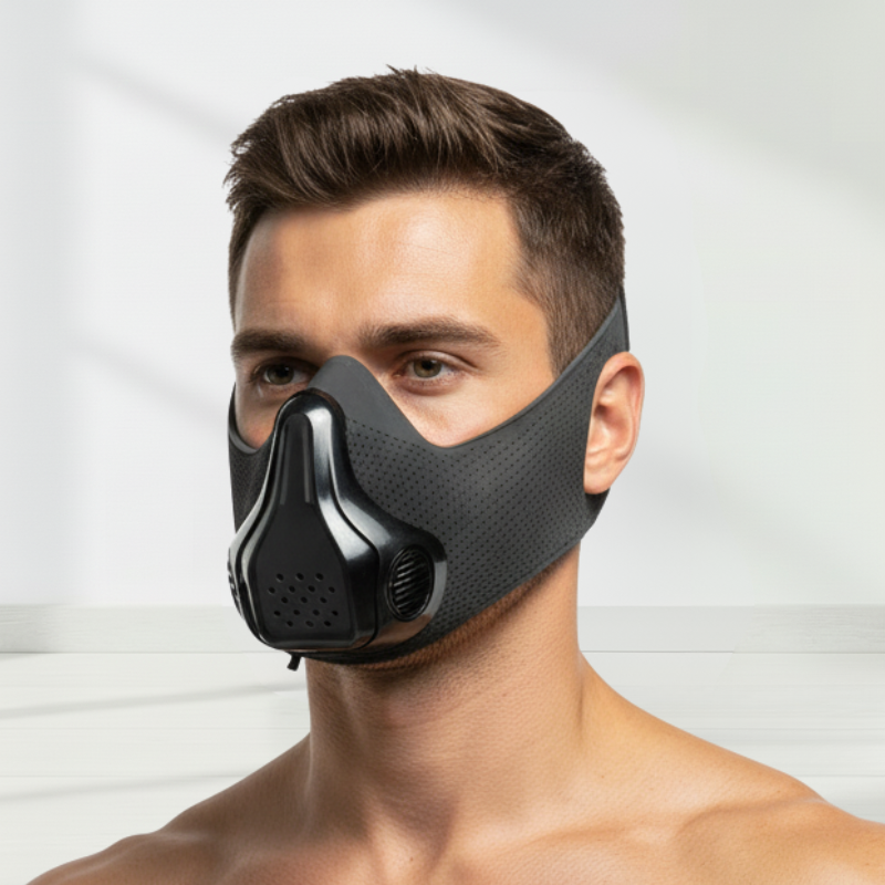 Masque de sport réglable – 48 niveaux de résistance à l’air pour entraînement et endurance