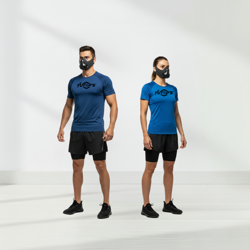 Masque de sport réglable – 48 niveaux de résistance à l’air pour entraînement et endurance